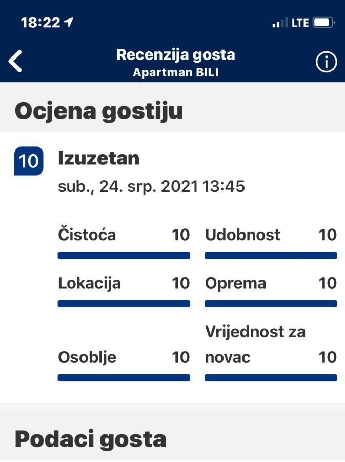 Luxury Apartman Bili Podgora Zewnętrze zdjęcie